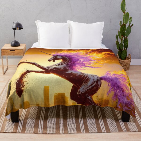Item preview, Fire Unicorn, Ai Generated Art  designed and sold by ACC .