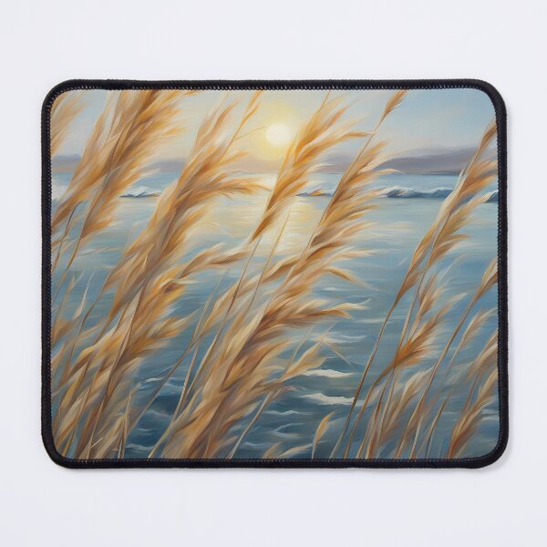 Item preview, Yellow Reeds at Sunrise designed and sold by CalmnessbyChoice.