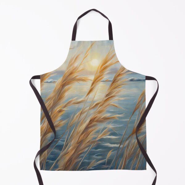 Item preview, Yellow Reeds at Sunrise designed and sold by CalmnessbyChoice.