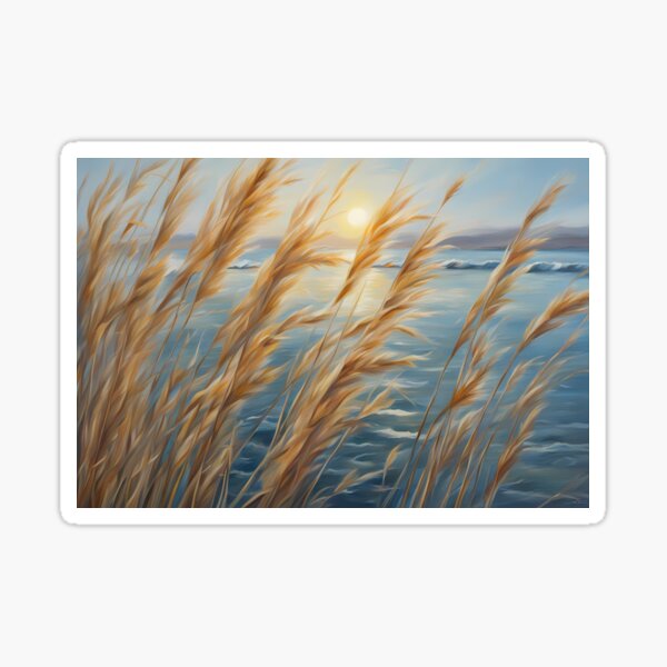 Item preview, Yellow Reeds at Sunrise designed and sold by BookCovered.