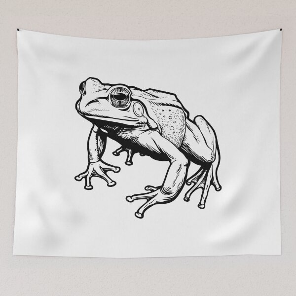 Item preview, Giant Prehistoric Frog Beelzebufo Splash designed and sold by ArtHavenDesign.