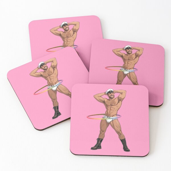 Item preview, Captain of desire shaking the pride hula hoop designed and sold by gayishdesign.