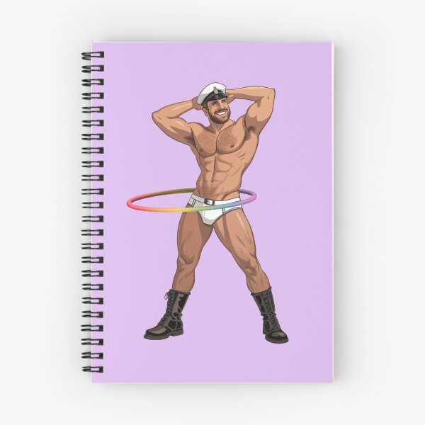 Item preview, Captain of desire shaking the pride hula hoop designed and sold by gayishdesign.