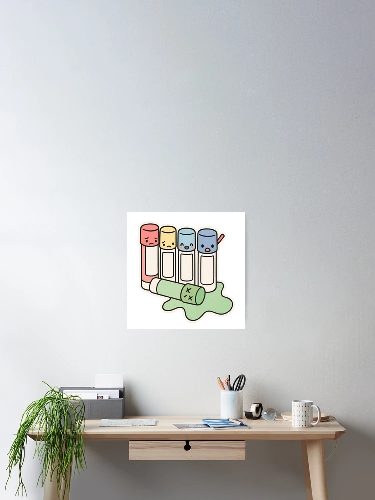 Thumbnail 2 of 3, Poster, Lab vials designed and sold by labstud.