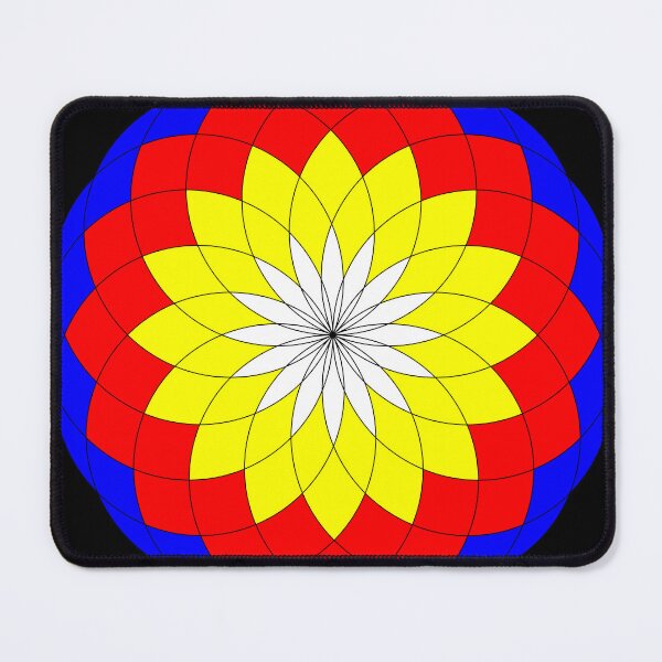 Item preview, mandala is presented as a vibrant interweaving of geometric shapes, which conveys harmony and unity, take it with you always! designed and sold by rikyfreestyle.