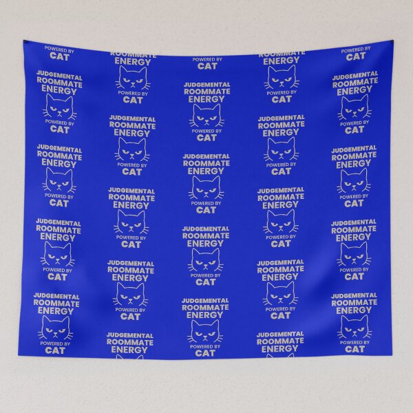 Item preview, Judgmental Roommate Energy: Powered by Cat Style! designed and sold by Zini-ArtStudio.