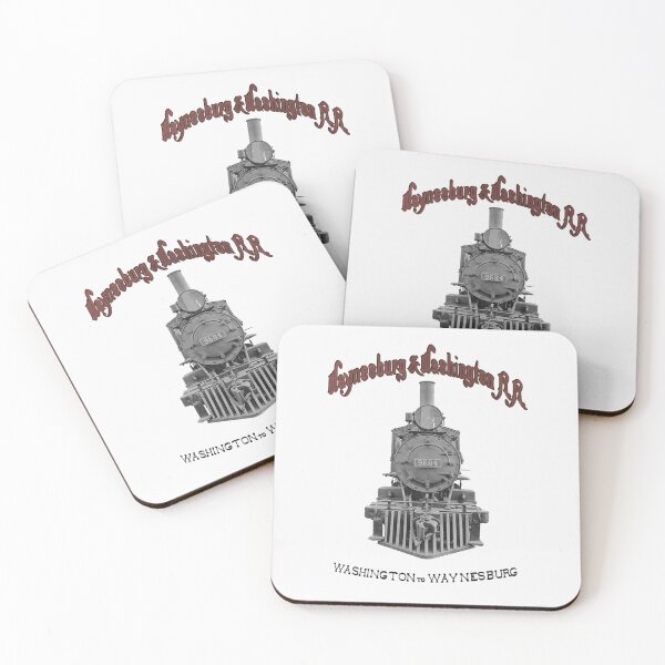 Item preview, Vintage Waynesburg & Washington Narrow Gauge Railroad designed and sold by QuayTradingCo.