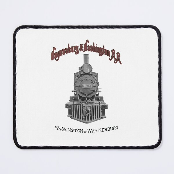 Item preview, Vintage Waynesburg & Washington Narrow Gauge Railroad designed and sold by QuayTradingCo.