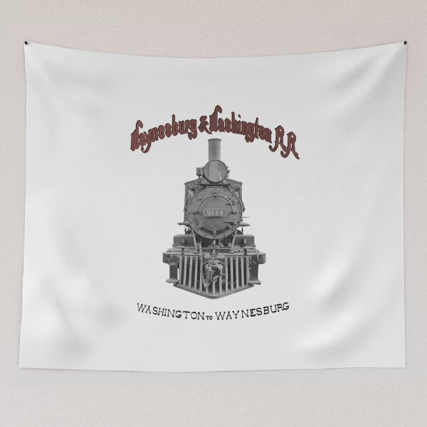 Item preview, Vintage Waynesburg & Washington Narrow Gauge Railroad designed and sold by QuayTradingCo.
