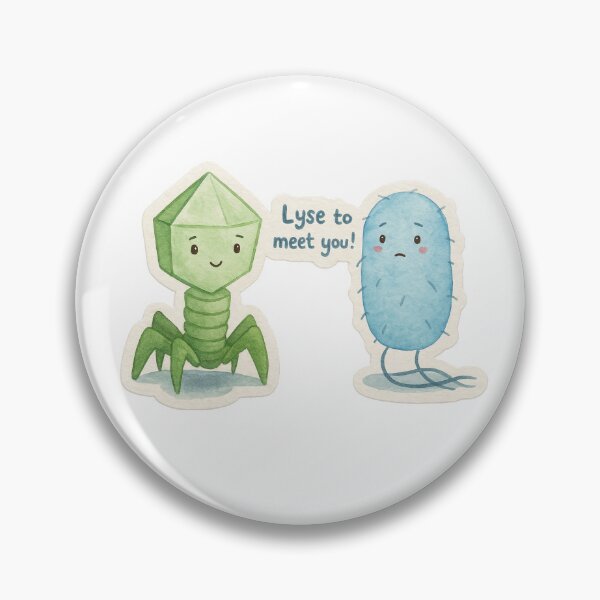 Item preview, Lyse to meet you Bacteria Phage designed and sold by labstud.