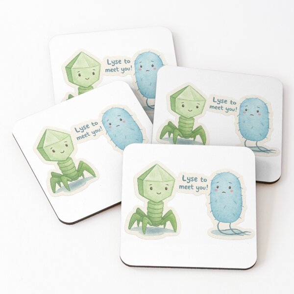 Item preview, Lyse to meet you Bacteria Phage designed and sold by labstud.
