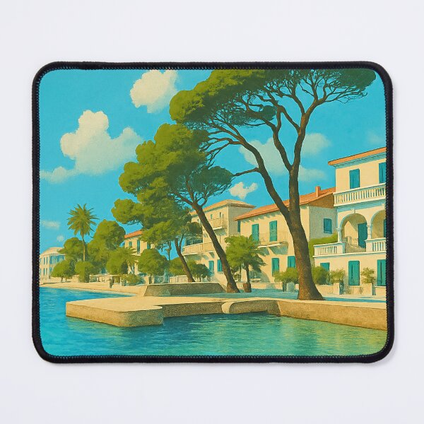 Item preview, Puerto Pollensa Vintage Travel Poster designed and sold by GG WALL ART.