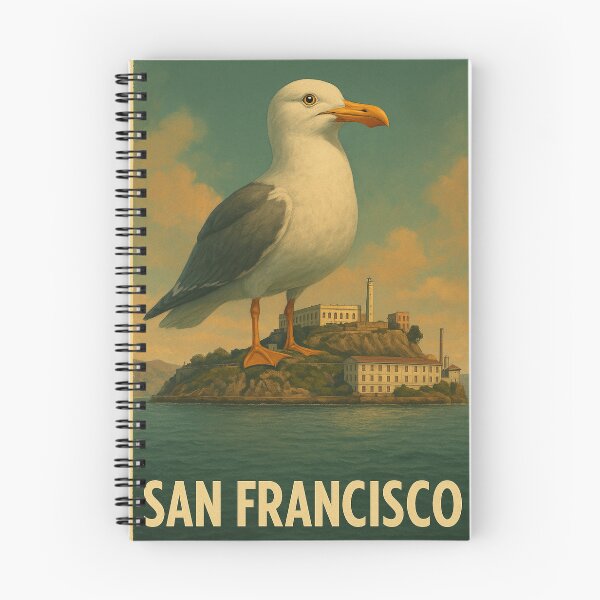 Item preview, Meanwhile in San Francisco - High Crimes & Higher Flyers designed and sold by Not Quite Normal Art.