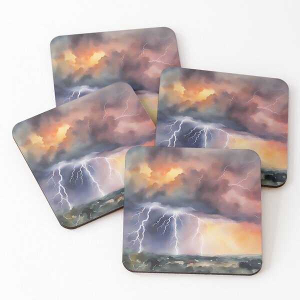 Item preview, Colorful Thunderstorm designed and sold by CalmnessbyChoice.