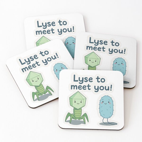Item preview, Lyse to meet you Bacteria Phage designed and sold by labstud.