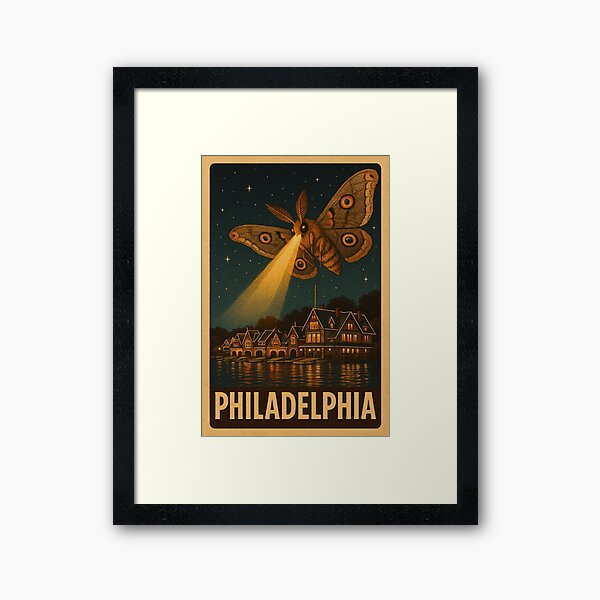 Item preview, Meanwhile in Philadelphia - Boathouse Behemoth designed and sold by Not Quite Normal Art.