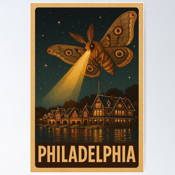 Item preview, Meanwhile in Philadelphia - Boathouse Behemoth designed and sold by Not Quite Normal Art.