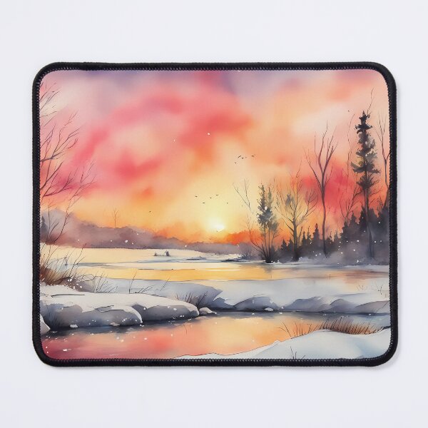 Item preview, Colorful Winter Sunrise designed and sold by CalmnessbyChoice.