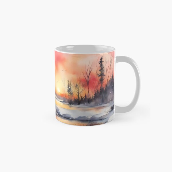 Item preview, Colorful Winter Sunrise designed and sold by BookCovered.
