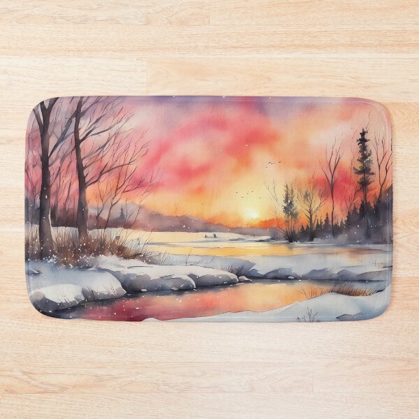 Item preview, Colorful Winter Sunrise designed and sold by CalmnessbyChoice.