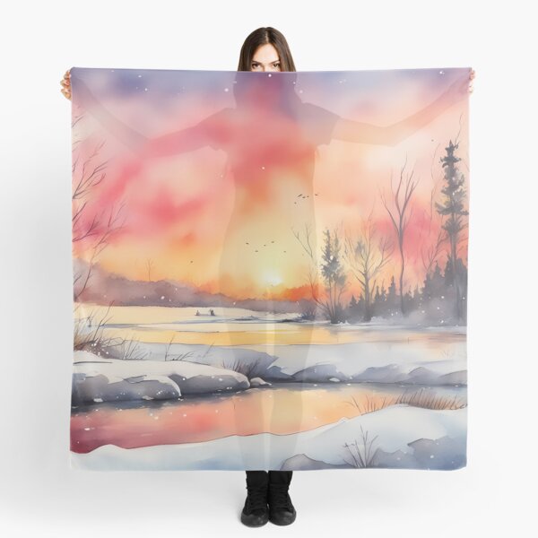 Item preview, Colorful Winter Sunrise designed and sold by BookCovered.