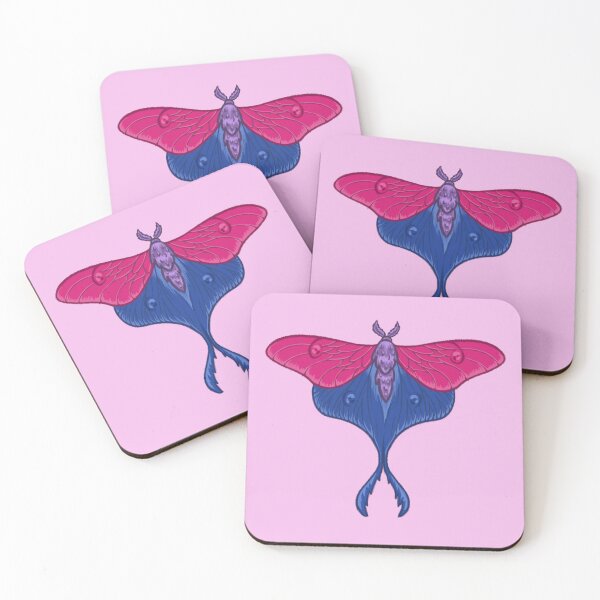 Item preview, Moth - Bisexual Flag designed and sold by BakedNoodle.