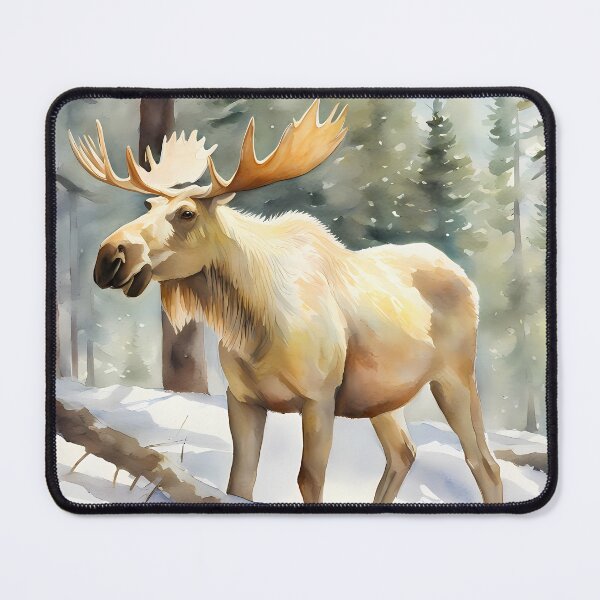 Item preview, White Fur Moose designed and sold by CalmnessbyChoice.
