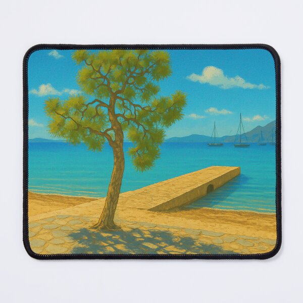 Item preview, Puerto Pollensa Vintage Travel Poster  designed and sold by GG WALL ART.
