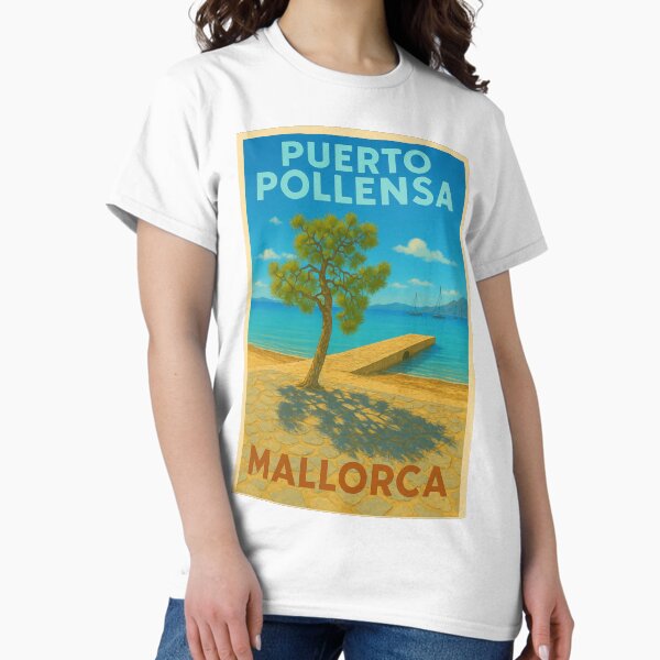 Item preview, Puerto Pollensa Vintage Travel Poster  designed and sold by GG WALL ART.