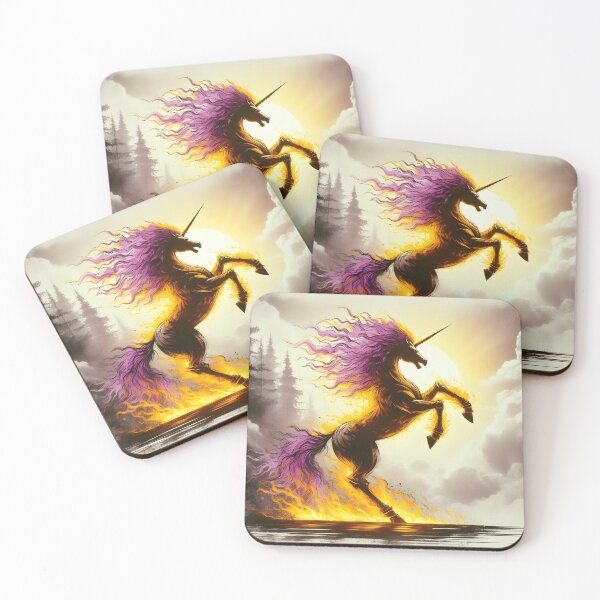 Item preview, Fire Unicorn, Ai Generated Art  designed and sold by ACC .