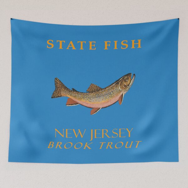 Item preview, New Jersey Territory Fish The Brook Trout 2 designed and sold by taiche.