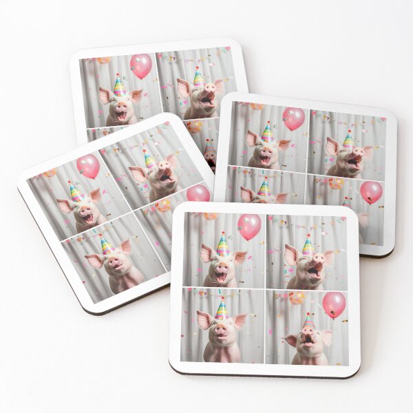 Item preview, Pig Party Time – Perfect Birthday Pig designed and sold by RockFireMerch.