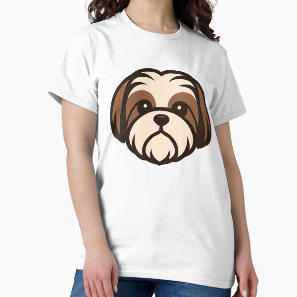 松田ペット×SIIILON】T-shirt / W Shih Tzu | APRIL