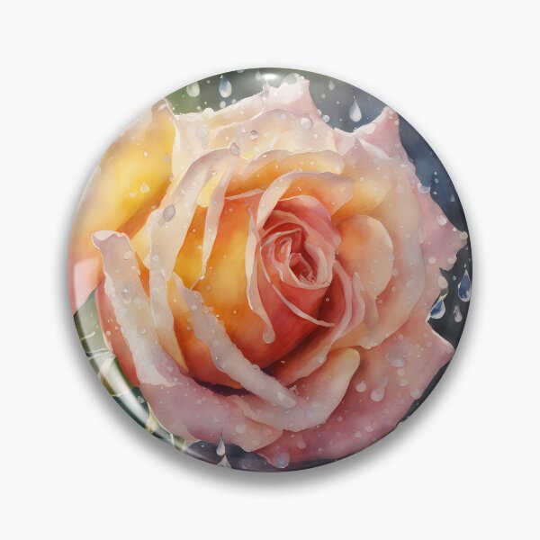 Item preview, Pink Rose in Rain designed and sold by CalmnessbyChoice.