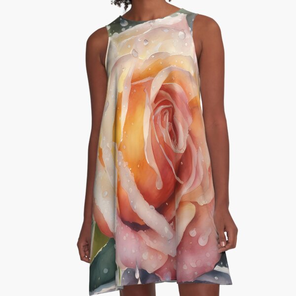 Item preview, Pink Rose in Rain designed and sold by BookCovered.