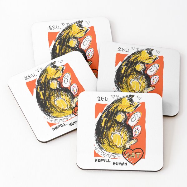 Item preview, Refill, Human – Feline Fine Dining Alert designed and sold by baskamade.