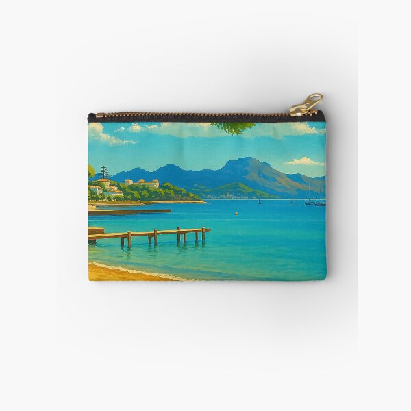 Item preview, Puerto Pollensa Vintage Travel Poster  designed and sold by GG WALL ART.