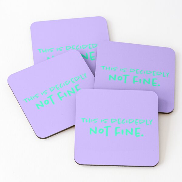 Item preview, This Is Decidedly Not Fine - Jade designed and sold by sillyjess.
