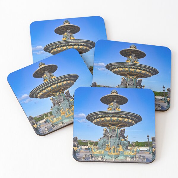 Item preview, Fountain at the Place de la Concorde,the Fontaine des Mers (Maritime Navigation Fountain), Paris, France designed and sold by goceris.