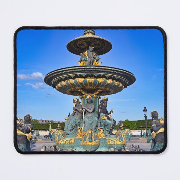 Item preview, Fountain at the Place de la Concorde,the Fontaine des Mers (Maritime Navigation Fountain), Paris, France designed and sold by goceris.