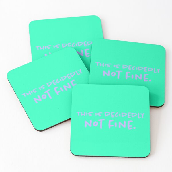 Item preview, This Is Decidedly Not Fine - Lavender designed and sold by sillyjess.