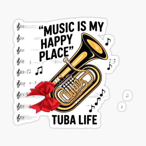 Item preview, Tuba - Music is my happy place designed and sold by Agu210.