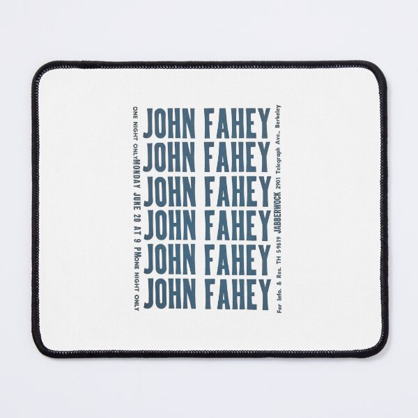 Item preview, Vintage John Fahey - 1966 Jabberwock Concert Poster - Berkeley, California designed and sold by QuayTradingCo.