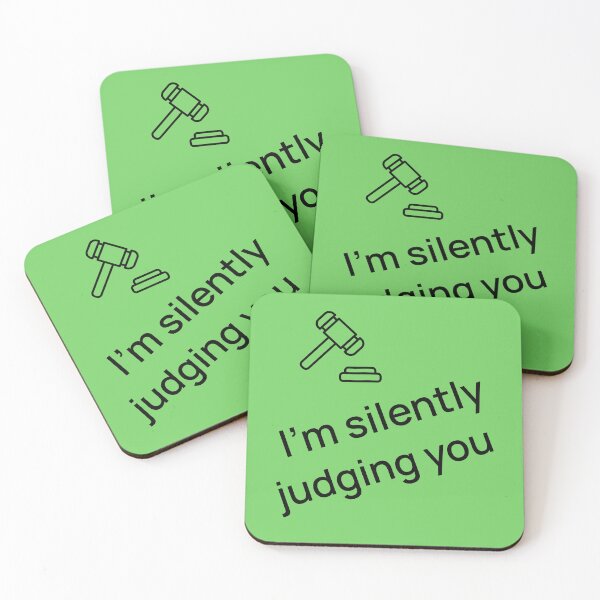 Item preview, I'm Silently Judging You Humorous designed and sold by PureGoldDesigns.