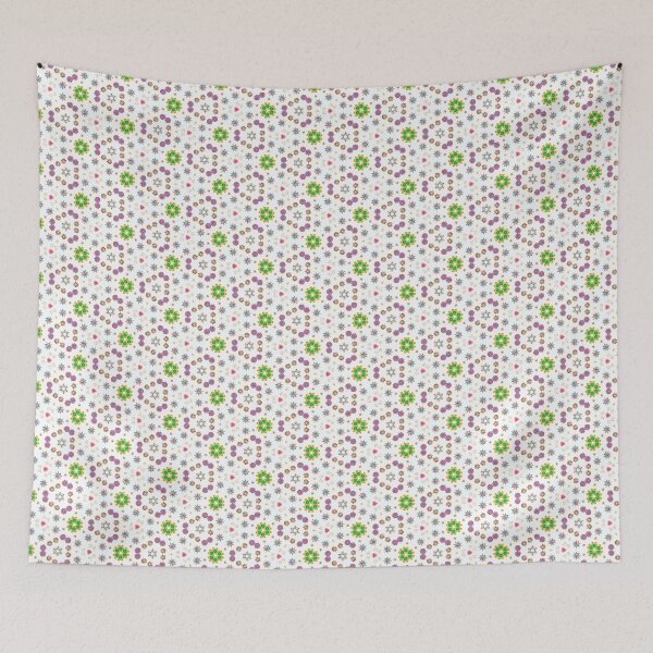 Item preview, 16 10 aspect ratio flowers svg prismatic seamless colorful repeat pattern designed and sold by Abrahamjrnd.