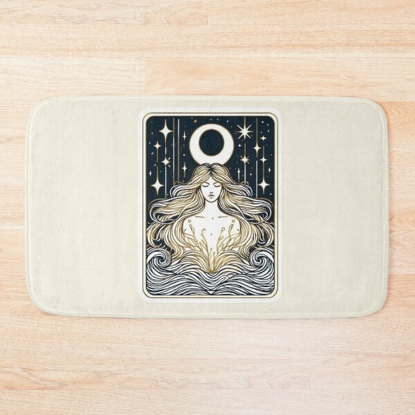 Item preview, Goddess of the Moon – Mystical Celestial Art designed and sold by Roberta Calabrese.