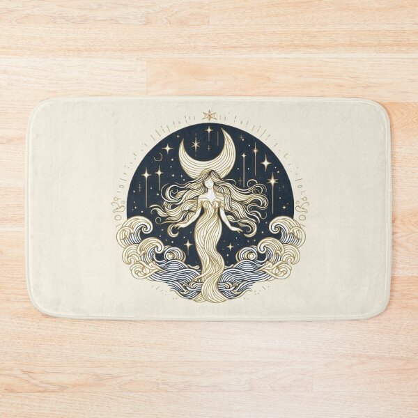 Item preview, Goddess of the Moon – Mystical Celestial Art designed and sold by Roberta Calabrese.