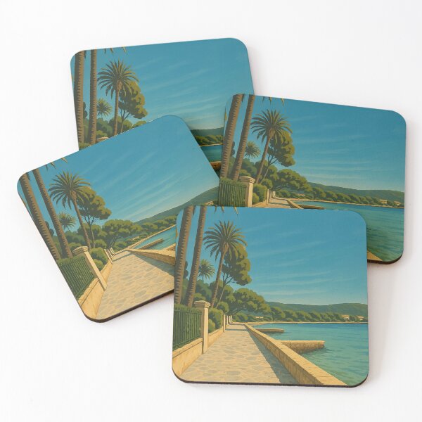Item preview, Puerto Pollensa Vintage Travel Poster  designed and sold by GG WALL ART.