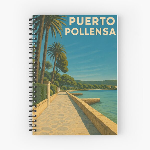 Item preview, Puerto Pollensa Vintage Travel Poster  designed and sold by GG WALL ART.