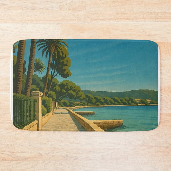 Item preview, Puerto Pollensa Vintage Travel Poster  designed and sold by GG WALL ART.